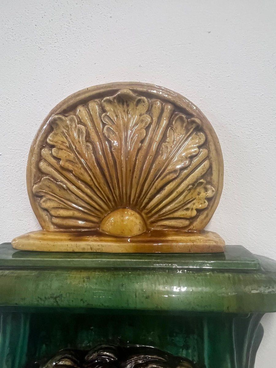 Glazed Terracotta Fountain From Vietri Di Salerno, Italy, 1990s photo buy