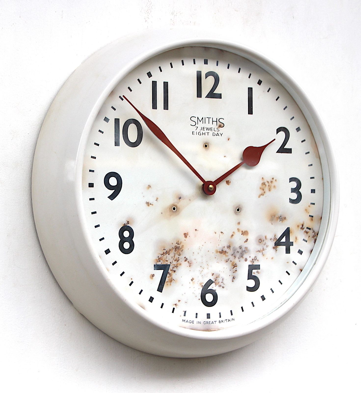 1970s British Bakelite Vintage School / Railway Wall Clock. Fully Guaranteed. London Timepiece photo for sale