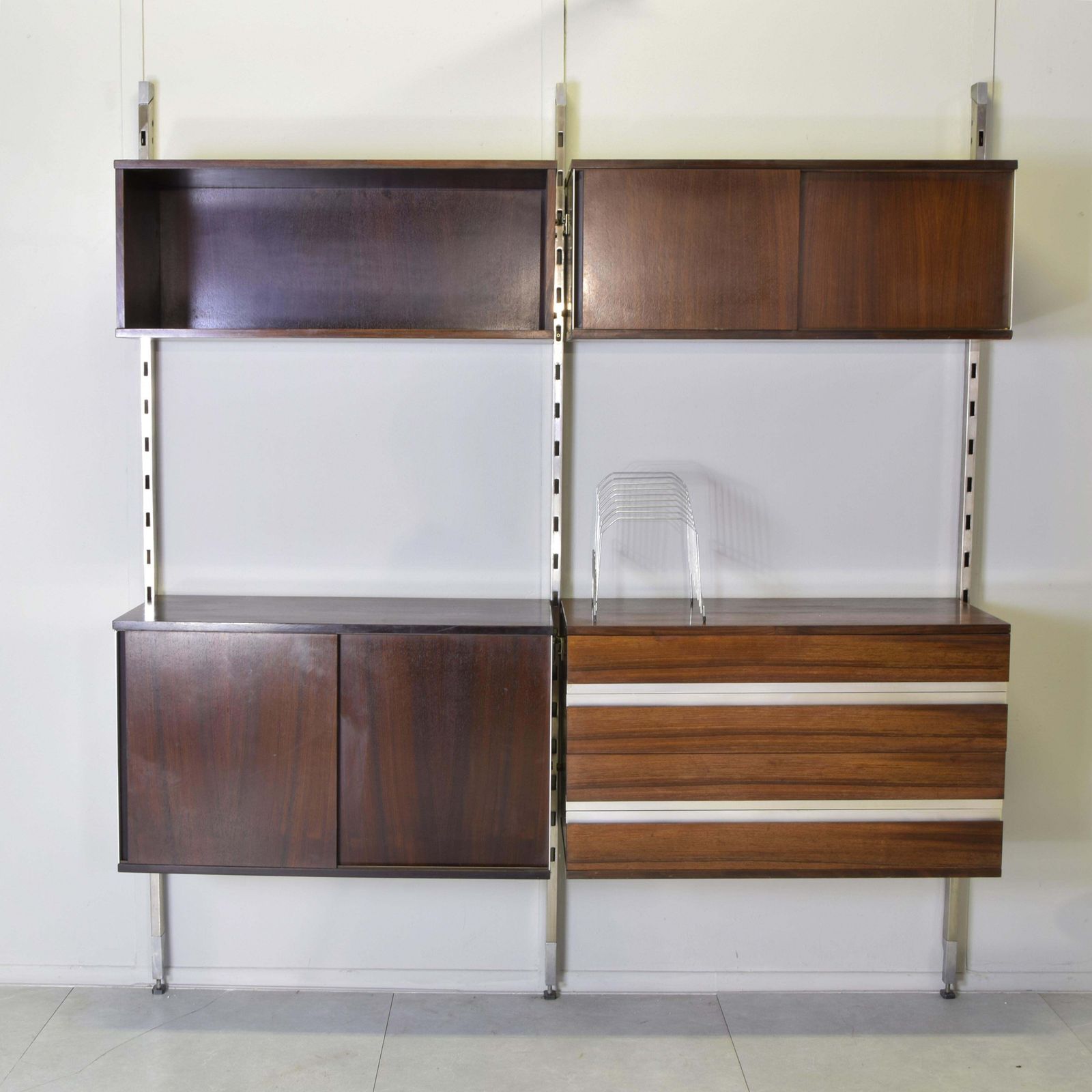 Ico Parisi Libreria A Parete Per Mim Roma 1960s photo Furniture