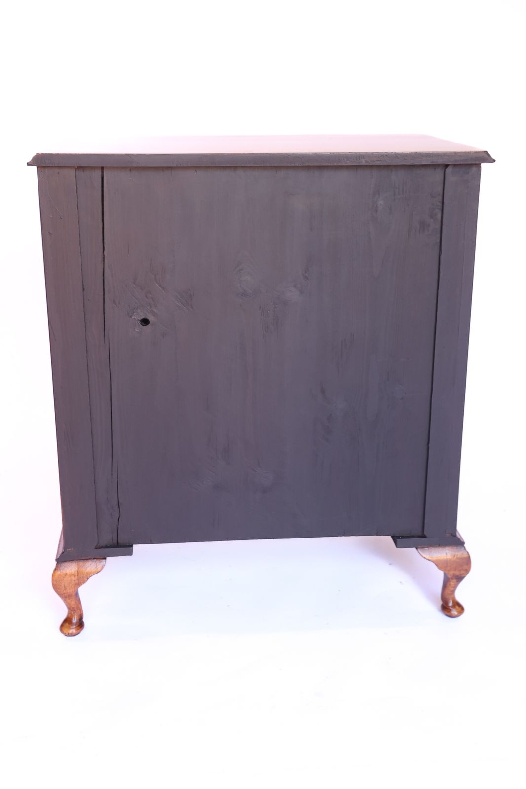 Georgian Revival Walnut 4 Drawer Chest 1920s photo vinterior