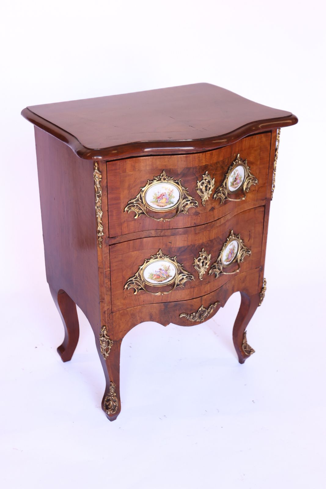 photo buy C19th French Walnut Cameo Plaque Chest