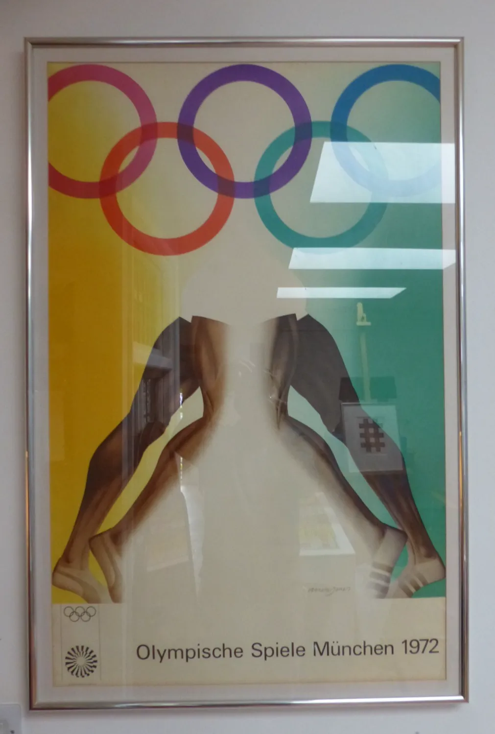 Allen Jones Olympic Games Munich 1972 Poster photo furniture