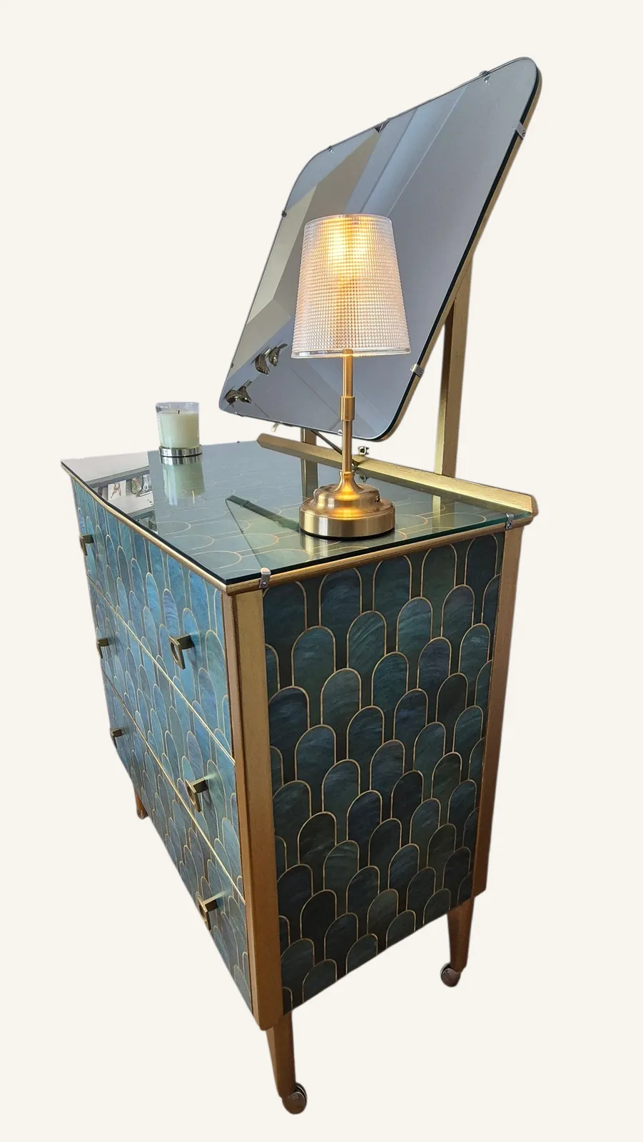 Statement Art Deco Style Chest Of Drawers photo Furniture