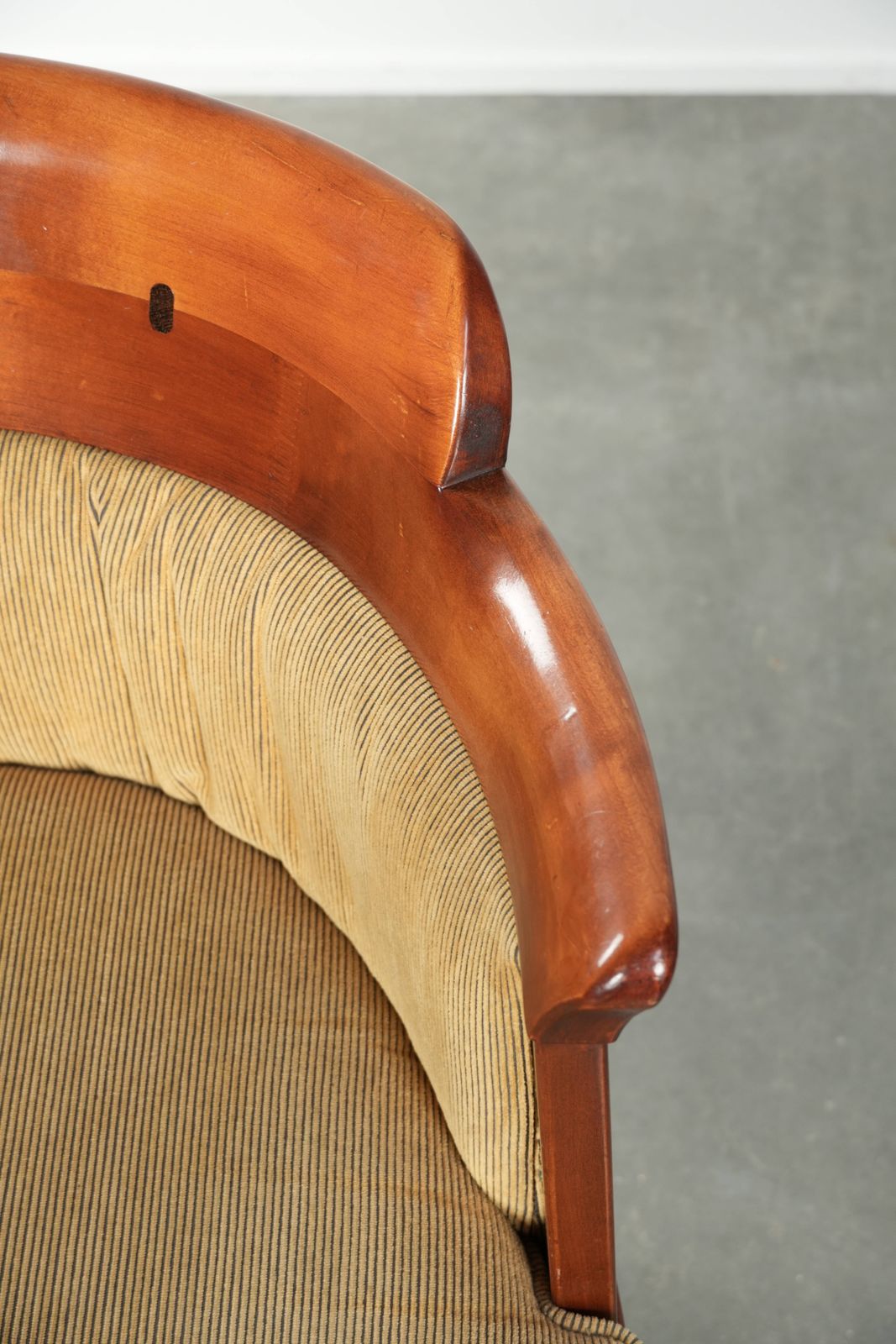 Beautiful Schuitema Design Occasional/Desk/Dining Chair From The Shaker Series, With A Wooden Frame And Luxurious Yellow Fabric Upholstery. photo vintage
