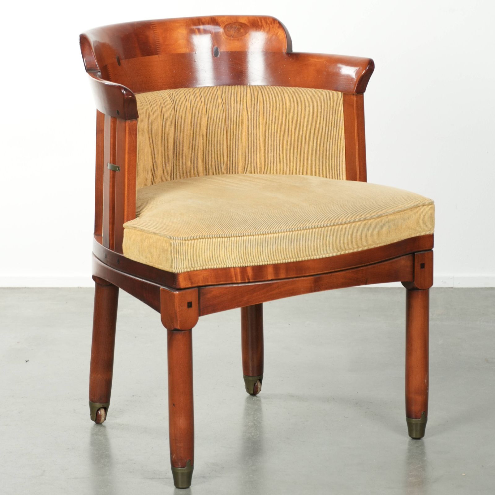 Beautiful Schuitema Design Occasional/Dining Chair From The Shaker Series, With Luxurious Yellow Fabric Upholstery