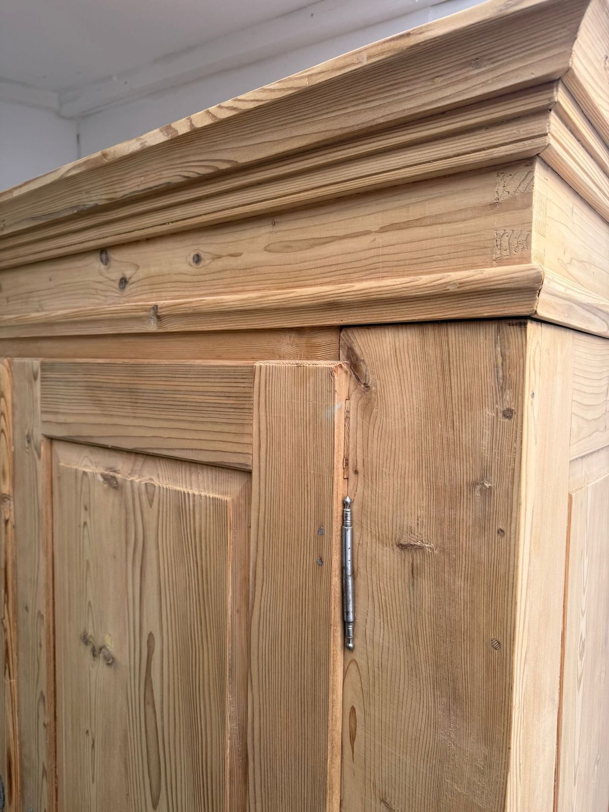 photo for sale An Amazing Georgian Pine Knockdown Wardrobe To Paint /Wax