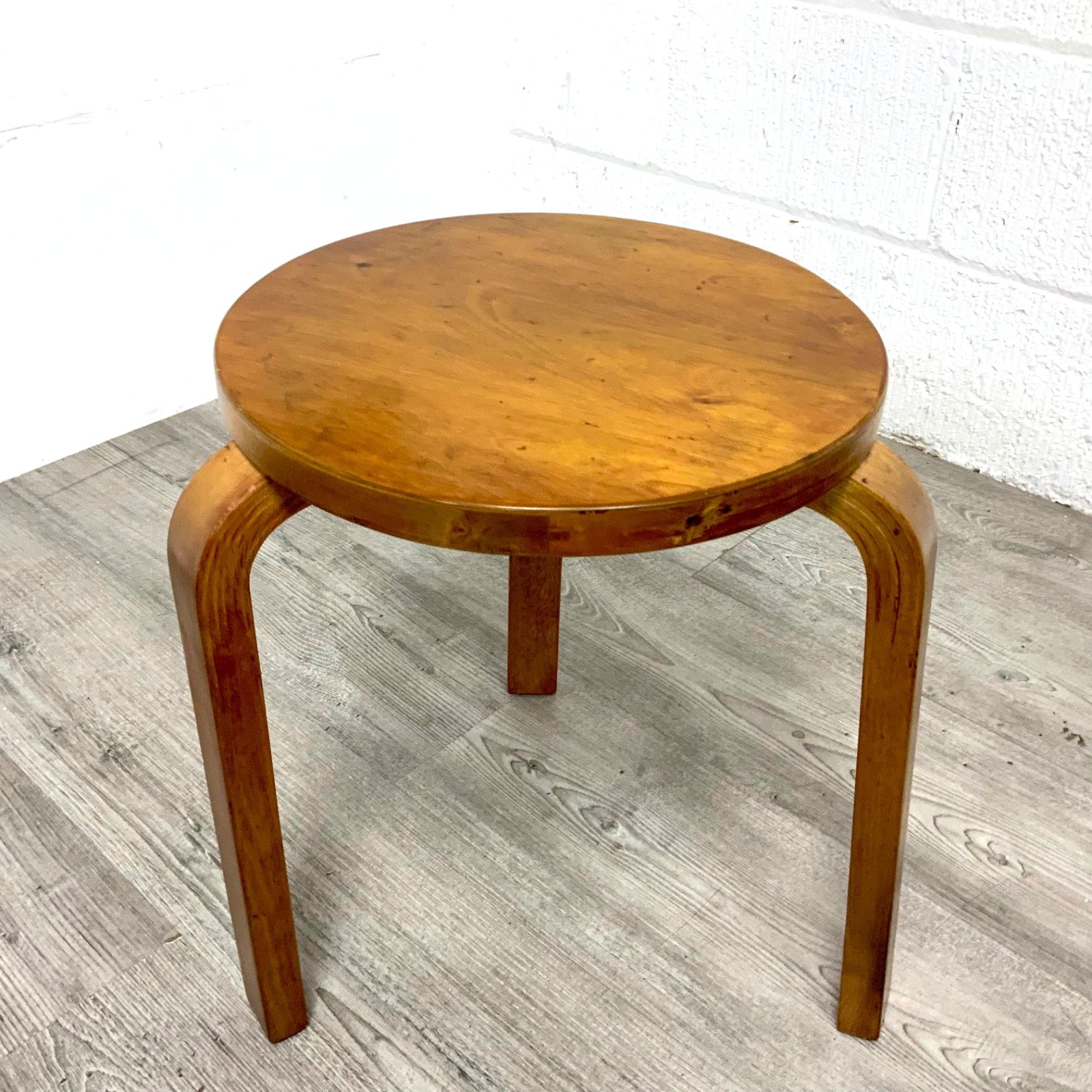 A Set Of 4 Original “Finmar” Alvar Aalto Model 60 Stools 1930s Artek photo Furniture