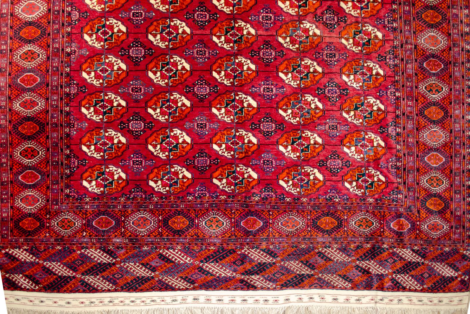 Antique Turkman Carpet 300×230 photo vinterior
