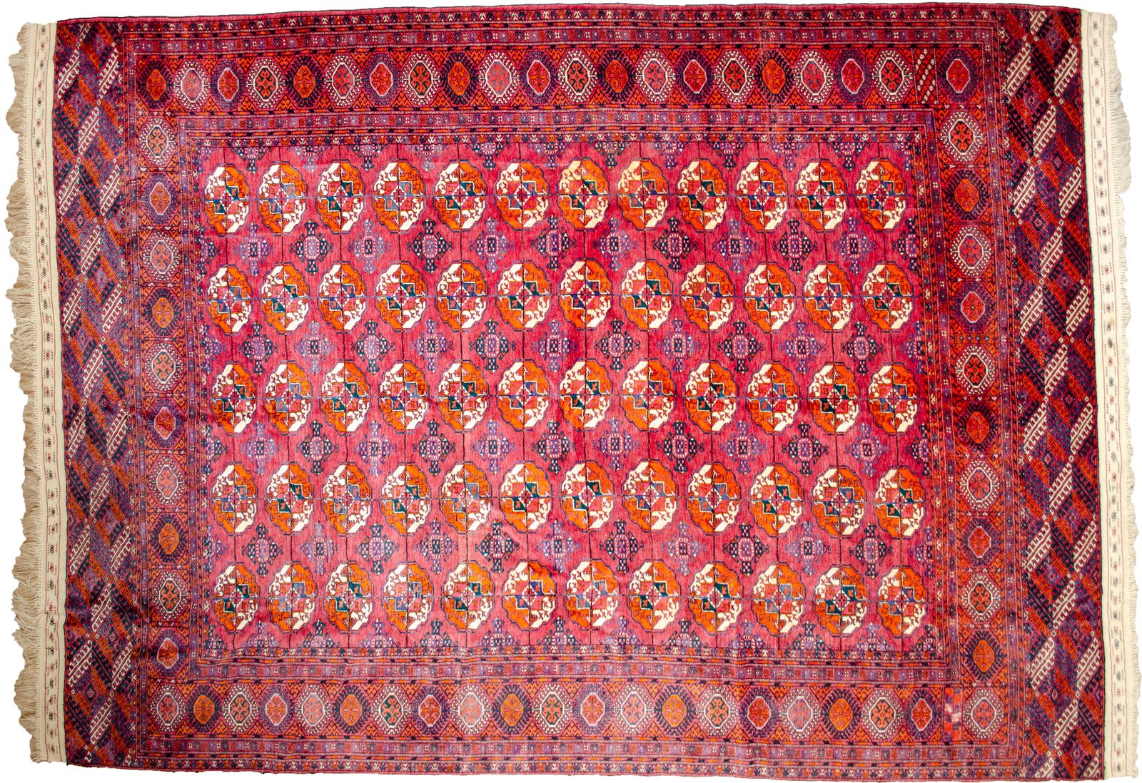 Antique Turkman Carpet 300×230 photo vintage