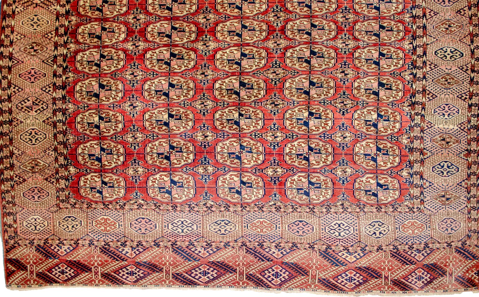 Antique Turkman Carpet 315x214cm photo vinterior