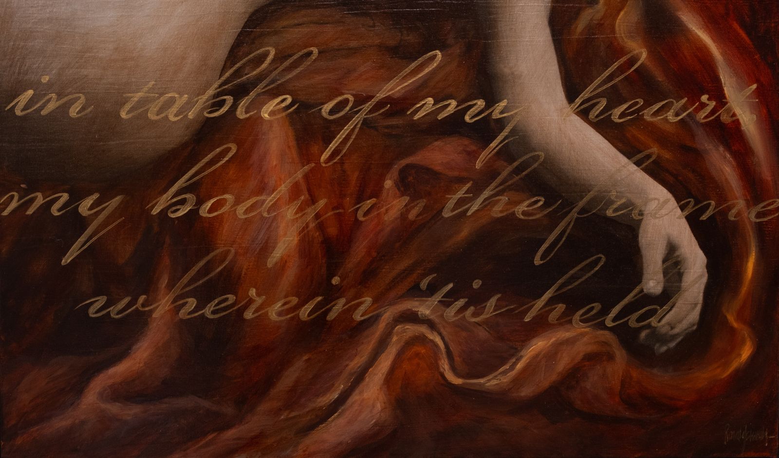Ronald Schmets Photograph Painting ''Thy Beauty 'S Form'' 2003 photo Art