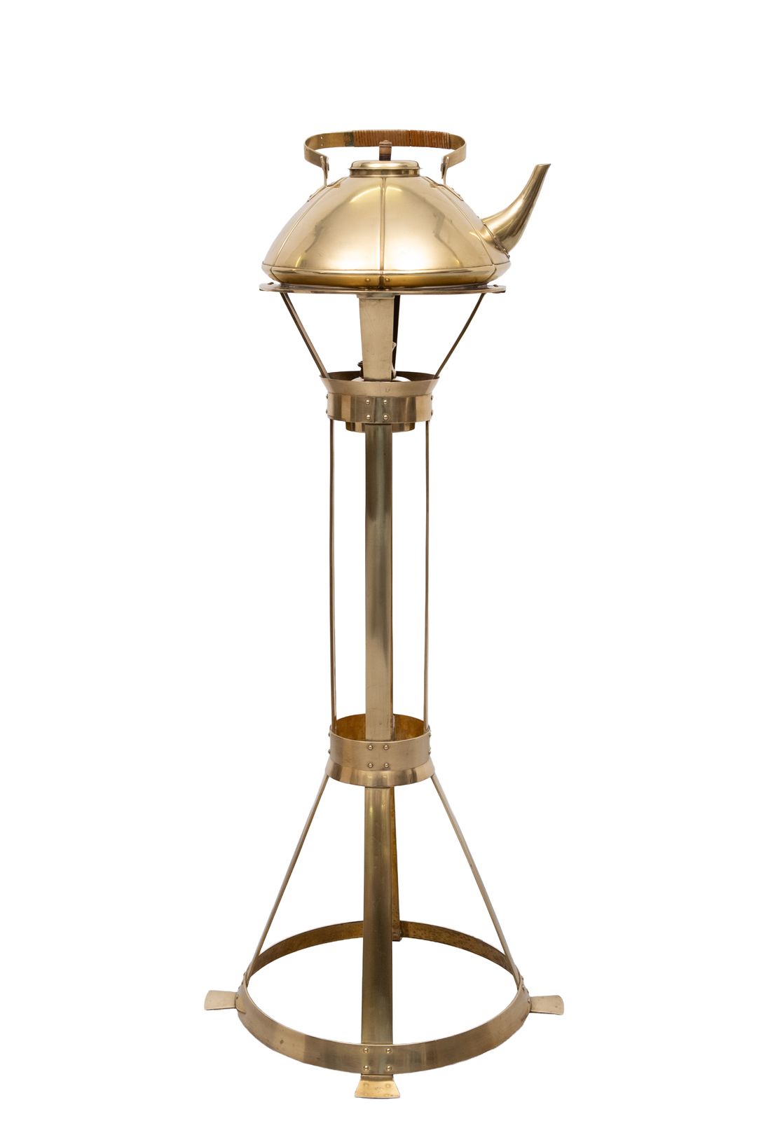 Amsterdam School Jan Eisenloeffel Spirit Kettle On Stand 1905 Holland photo furniture