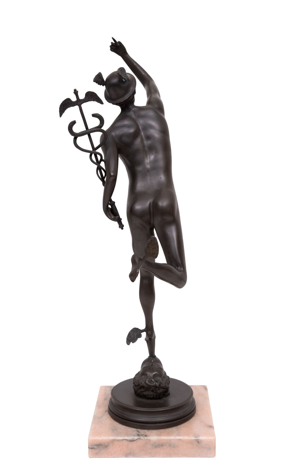photo for sale Italian Bronze Sculpture Of Mercury/Hermes After Giambologna