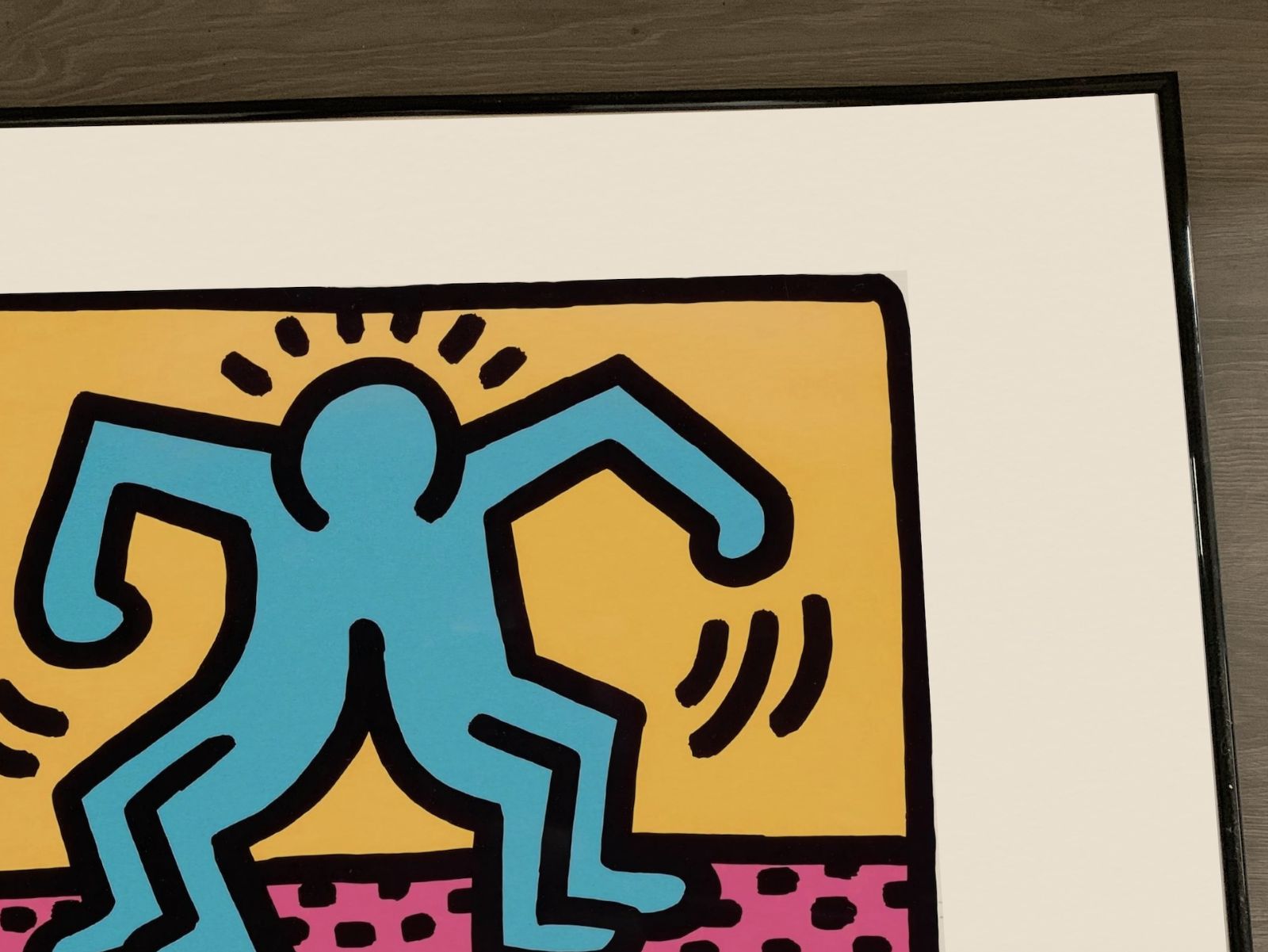 Keith Haring – Pop Shop “Little Dance” Framed Archival Print | Ready To Hang photo for sale