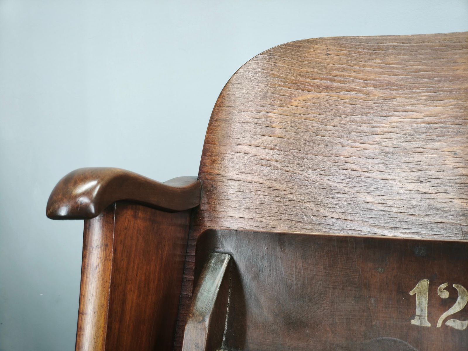 1570.0 Rare 1920s Czechoslovak Three Seat Cinema Bench, Thonet Style photo