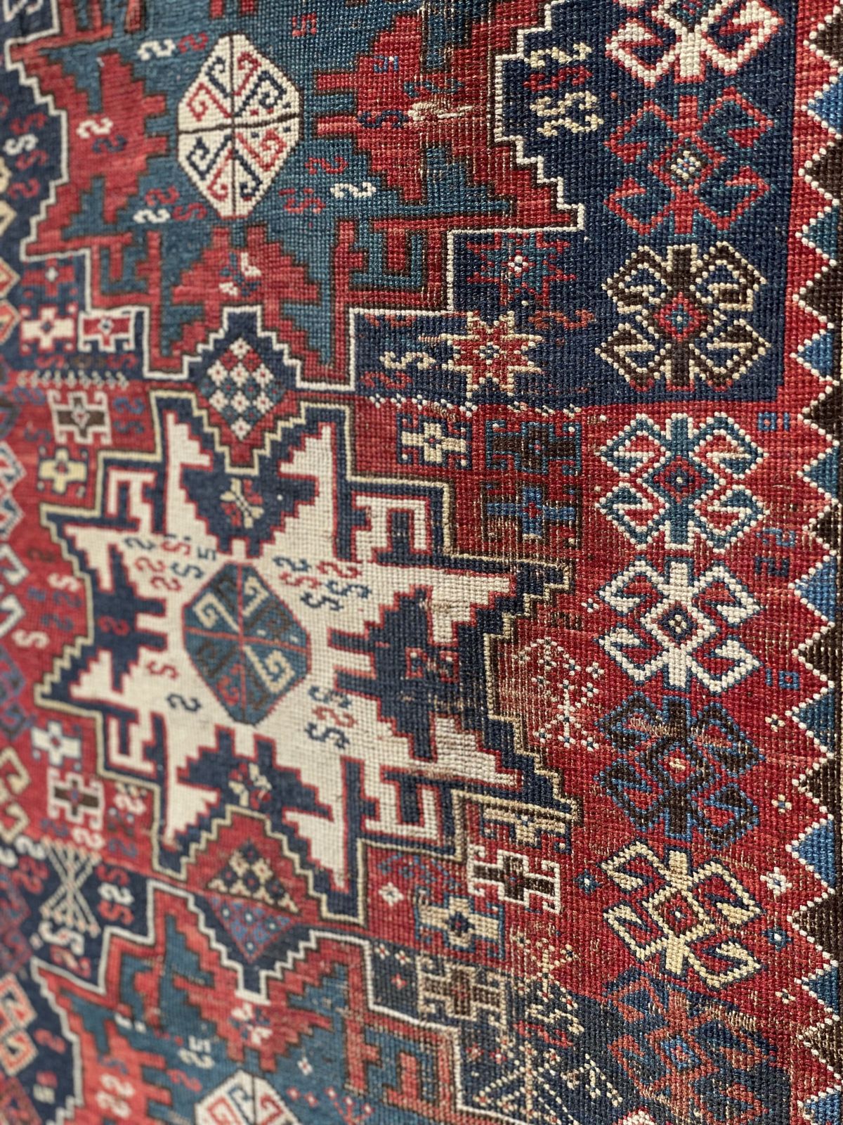 Antique Caucasian With Lezghi Stars photo vinterior