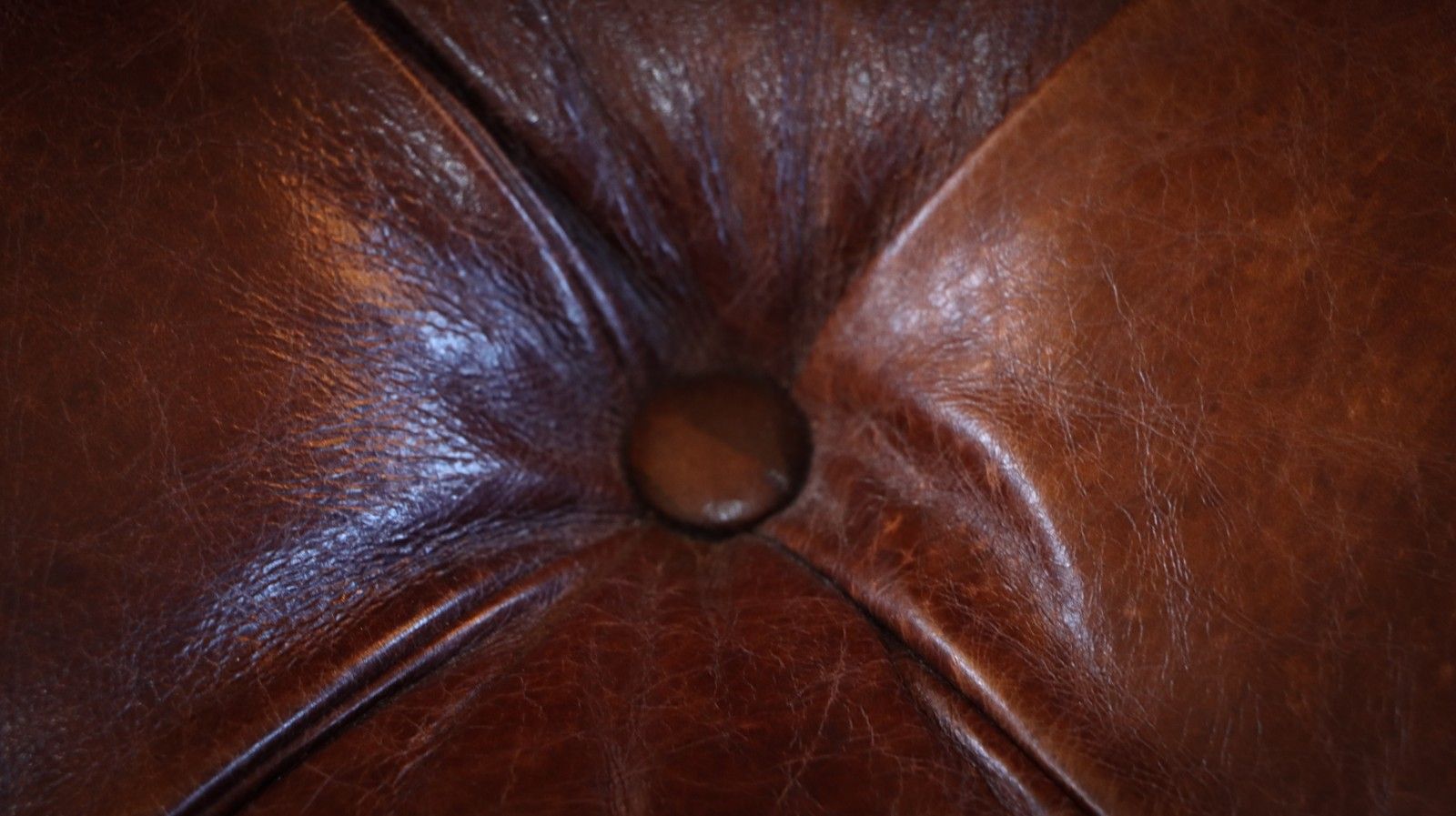 Furniture Timothy Oulton Lord Digsby Sqaure Leather Footstool Ottoman Antique Whisky Tan🚚 photo