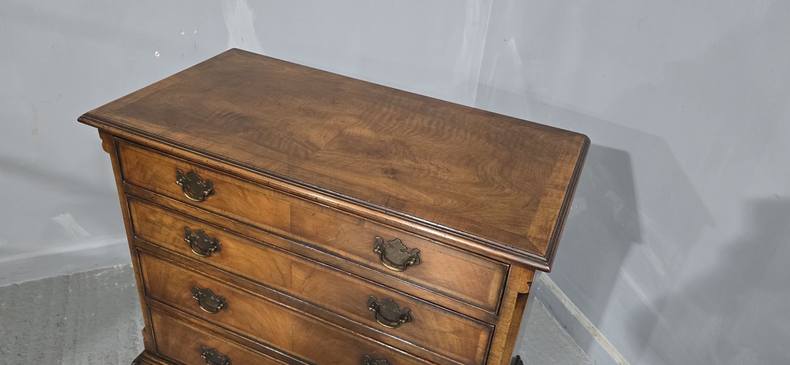 photo for sale Superb Queen Anne Walnut Chest Of Drawers