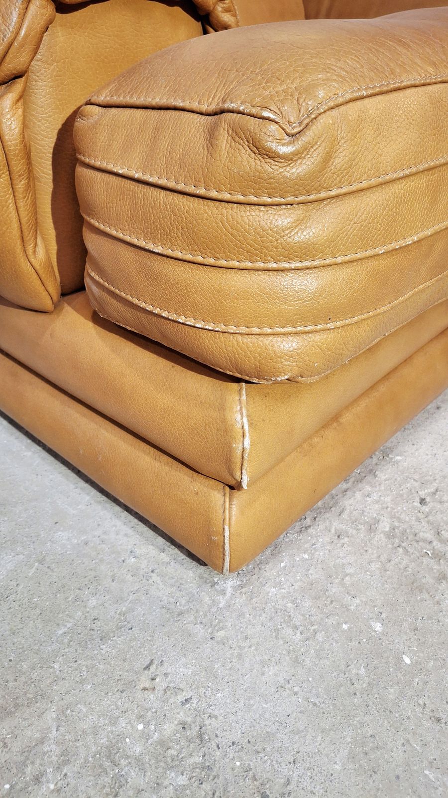 70s Italian Lounge Leather Chair 1 Of 2 photo for sale