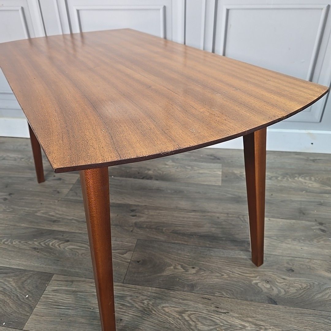 photo furniture Vintage Coffee Table Danish Inspired  Atomic Sputnik Mid Century Teak Wooden