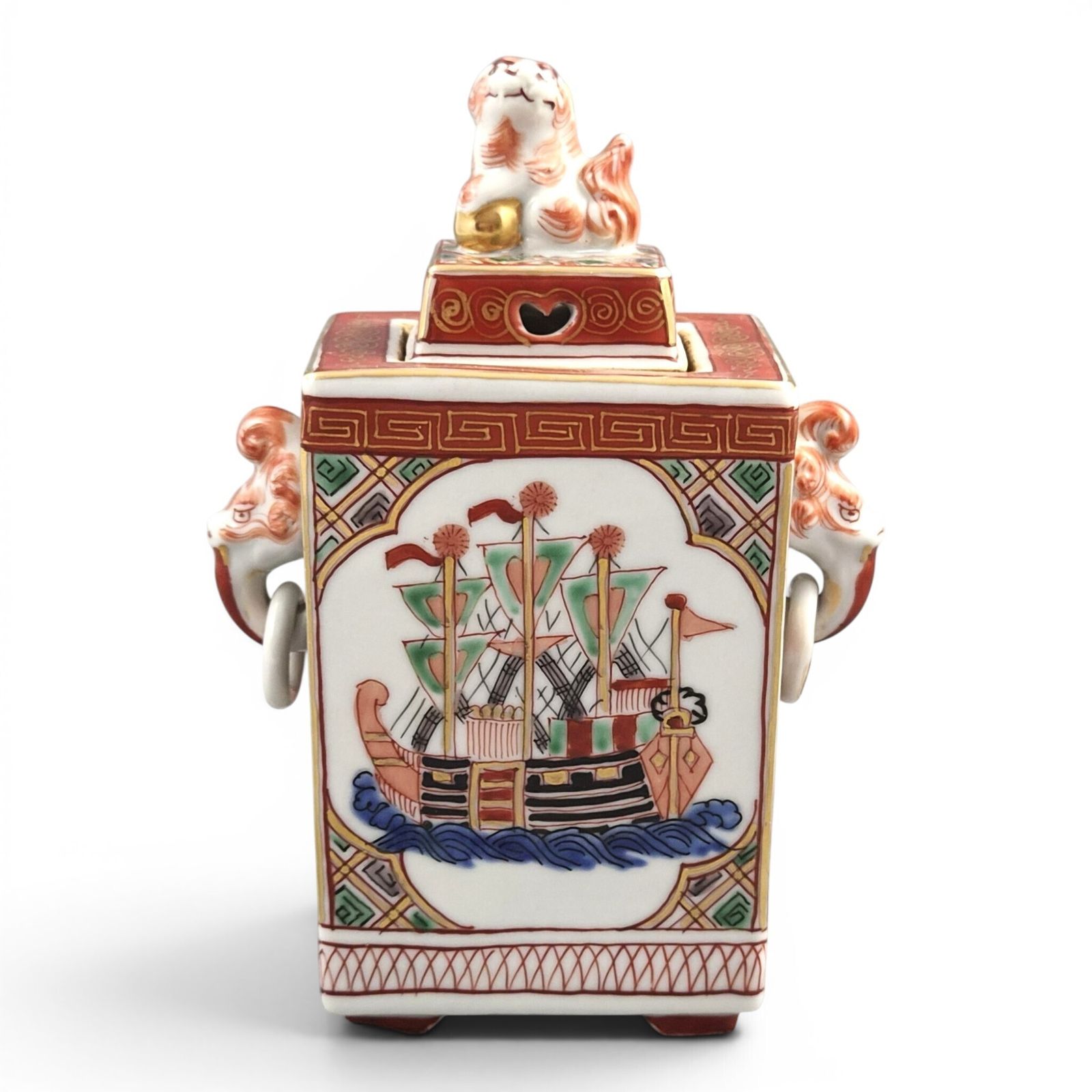 Important Arita Nanban Koro – Late Edo / Bakumatsu Era – Zoshuntei Sanpo Style