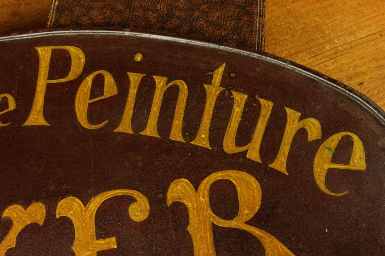 Antique French Painter Tradesman Sign. Entreprise De Peinture. Rombas. photo 785.0