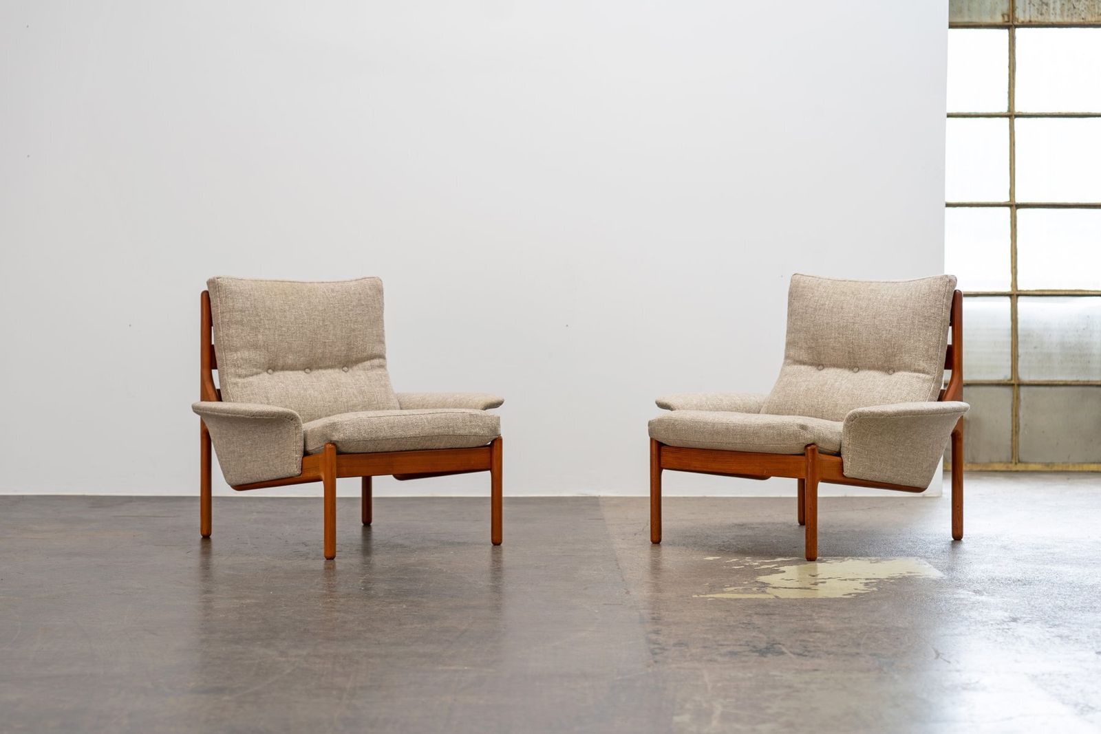 Lounge Chairs By Illum Wikkelsø For C F Christensen Silkeborg, 1970s, Set Of 2 photo furniture