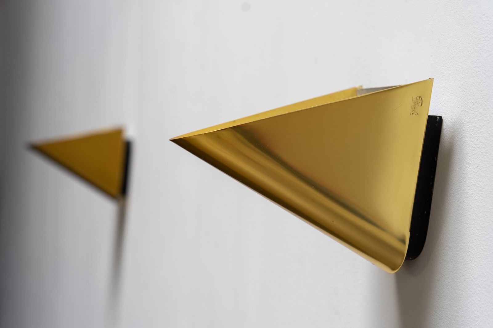 Brass Wall Sconces By Jean Perzel For Atelier Perzel, France, 1960s, Set Of 2