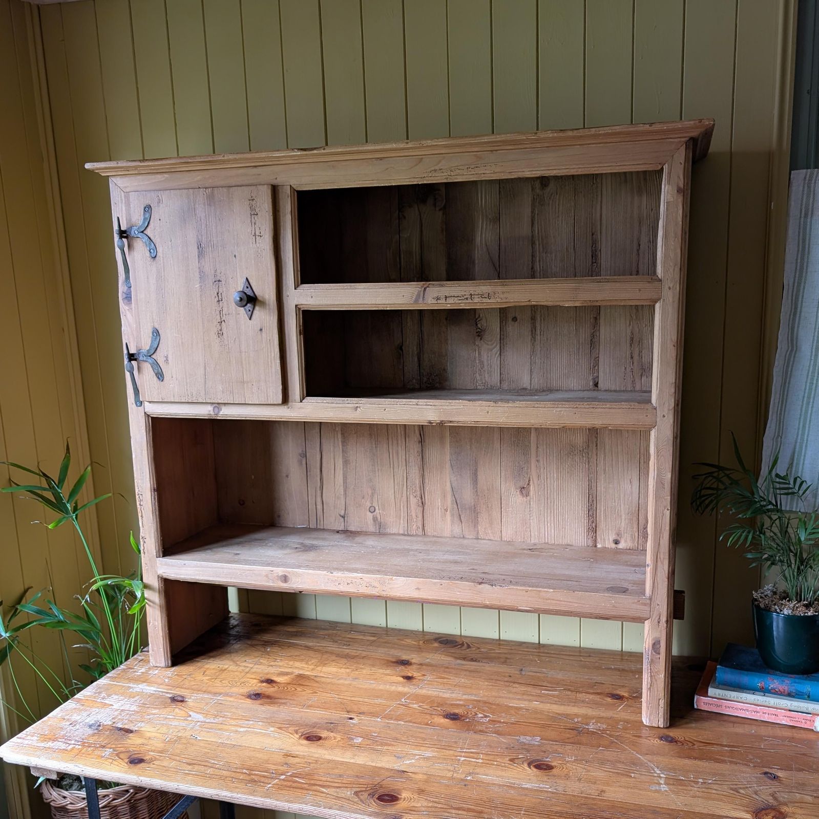 Antique French Countertop Shelving Unit