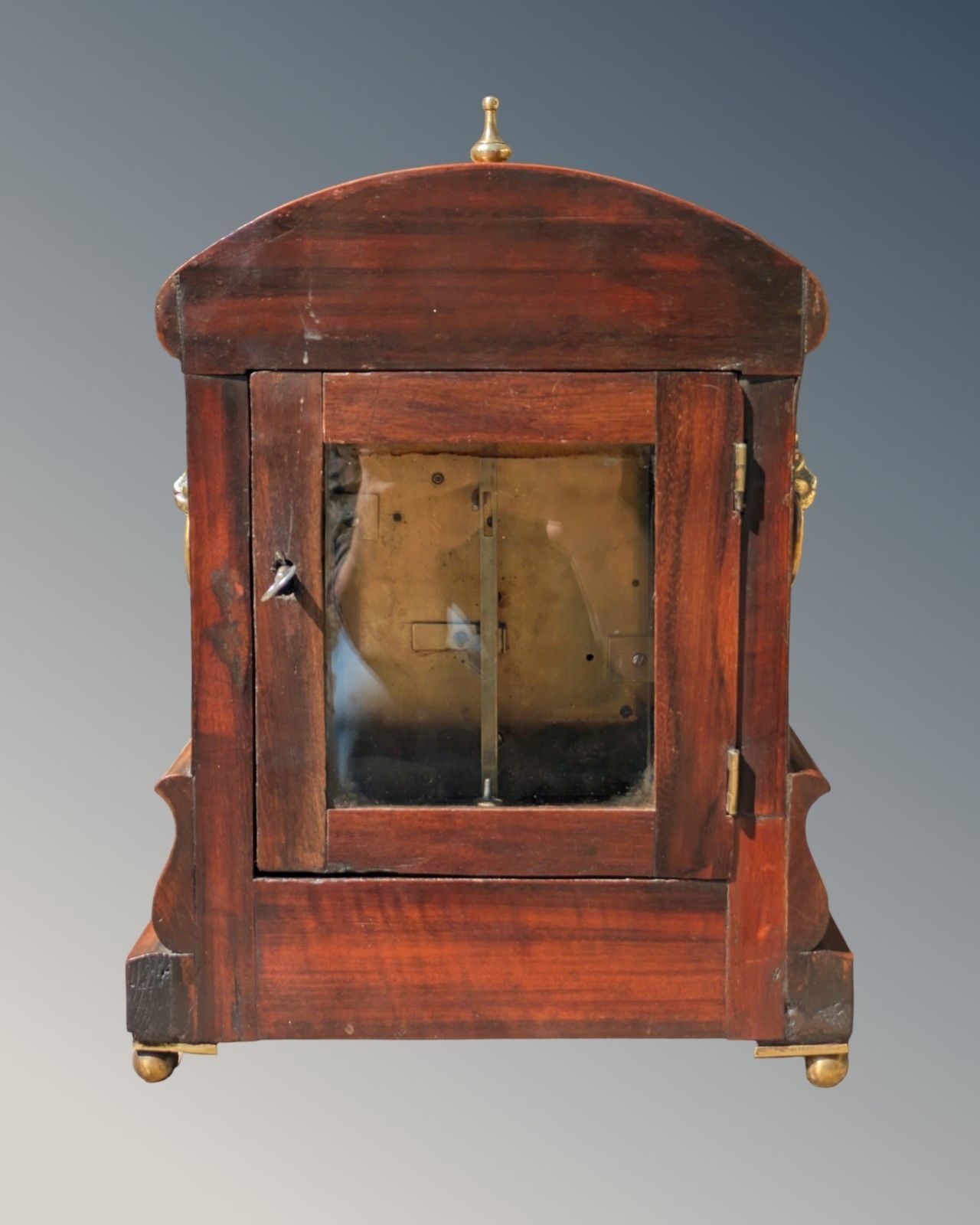 19th Century Mahogany Fusee Bracket Clock. Webster Cornhill London photo 675.0