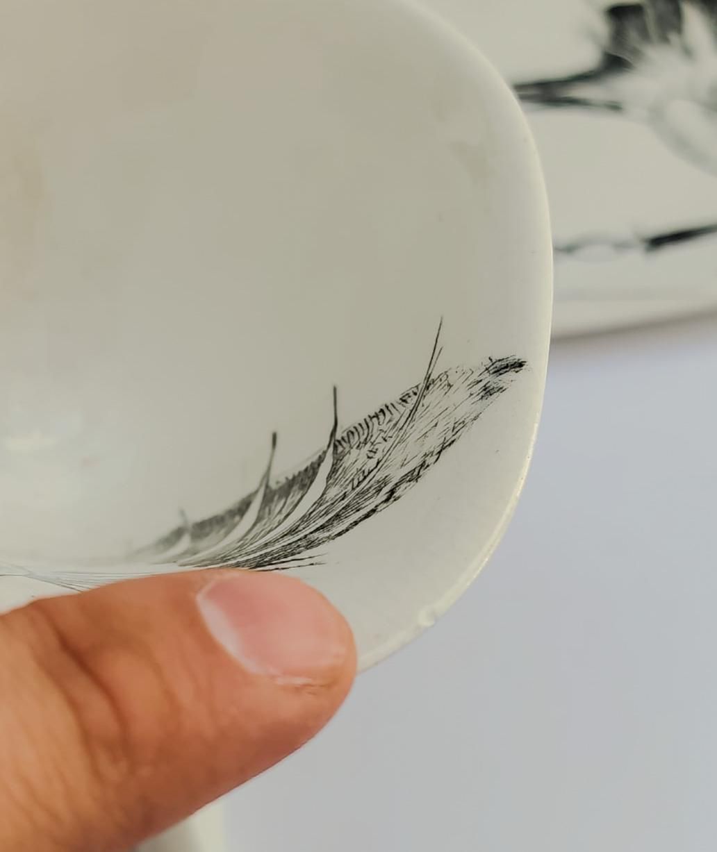 photo buy Antonia Campi Lavenia C73 Ceramic Tea Cup And Saucer, Vintage Mid Century Design