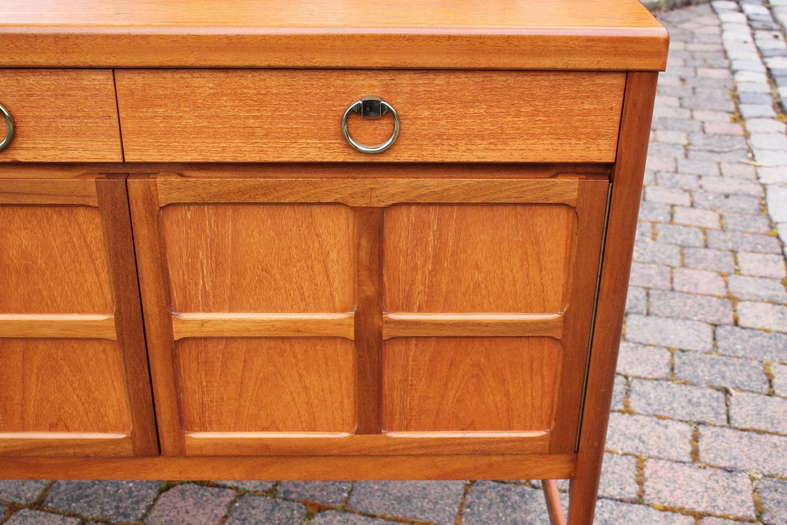 photo for sale Vintage Nathan Squares Teak Sideboard