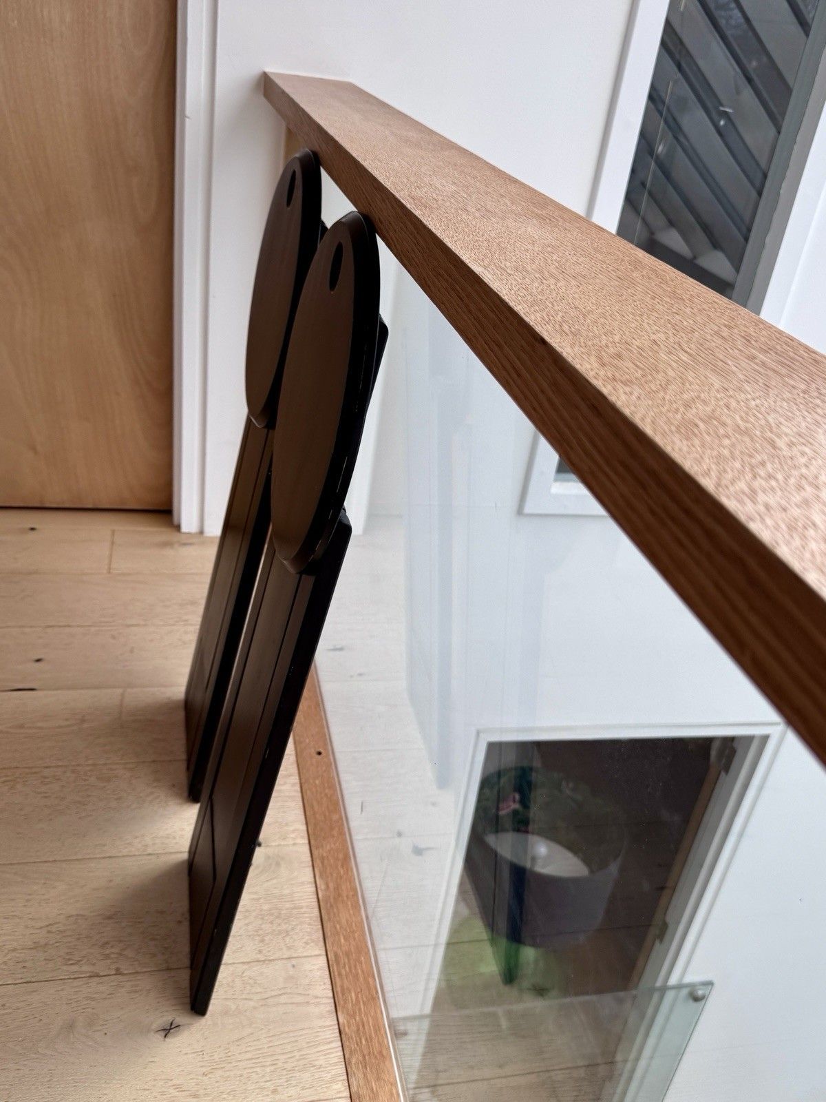 photo for sale A Pair Of Tall Suzy Stools By Adrian Reed For Princes Design Works Ltd Black Ash