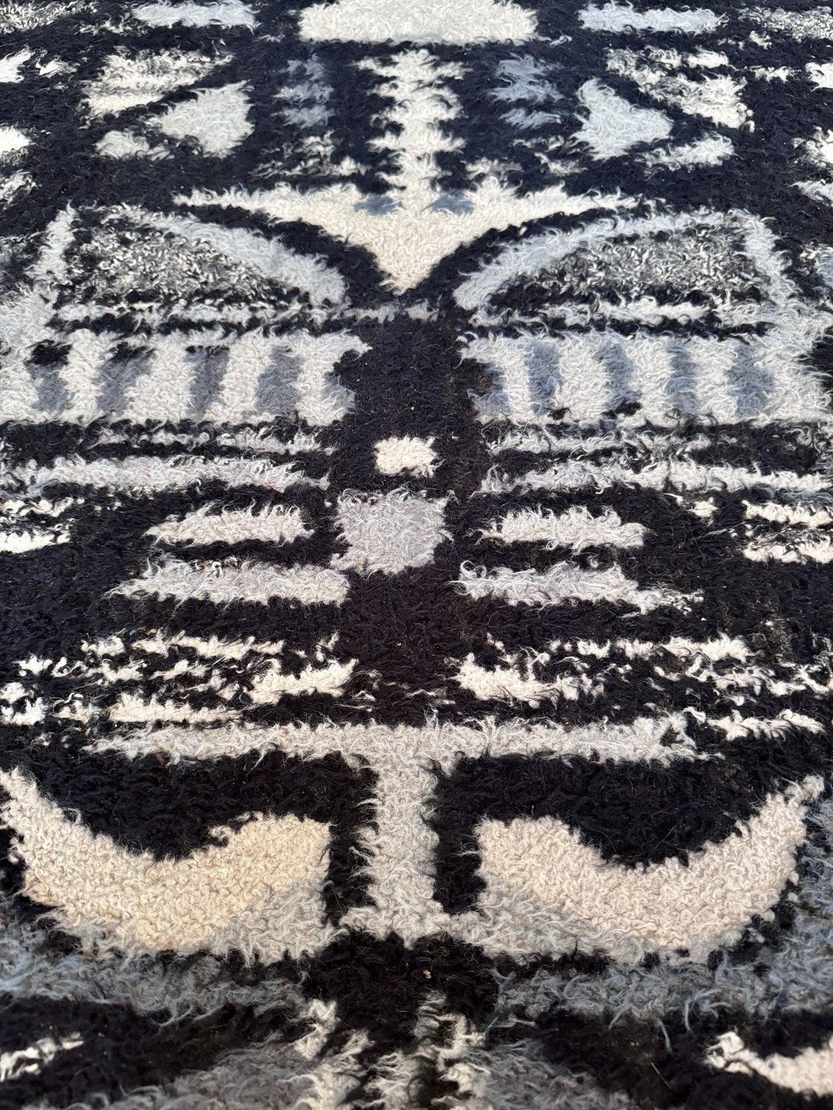 Mid Century Scandinavian Style Modernist Rug 115cm X 180cm photo buy