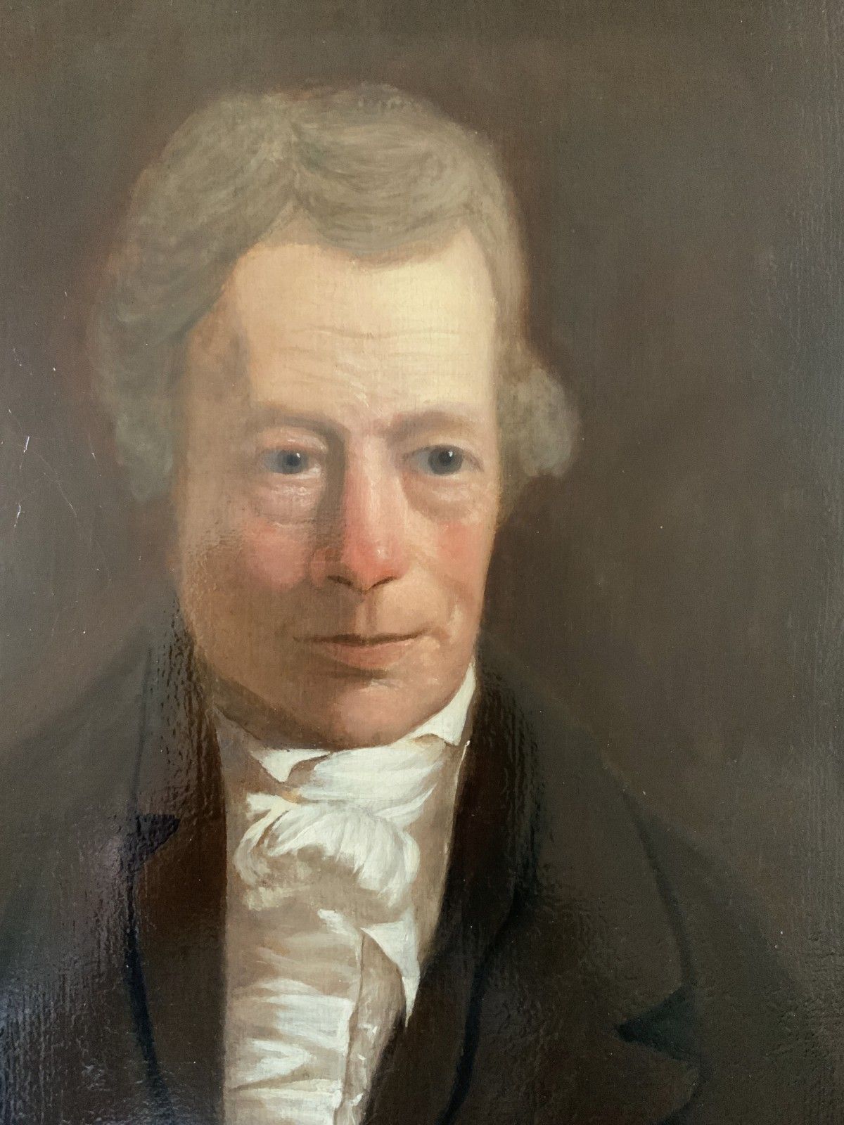 Early 19th Century Regency Portrait Oil Painting Distinguished Gent photo vinterior