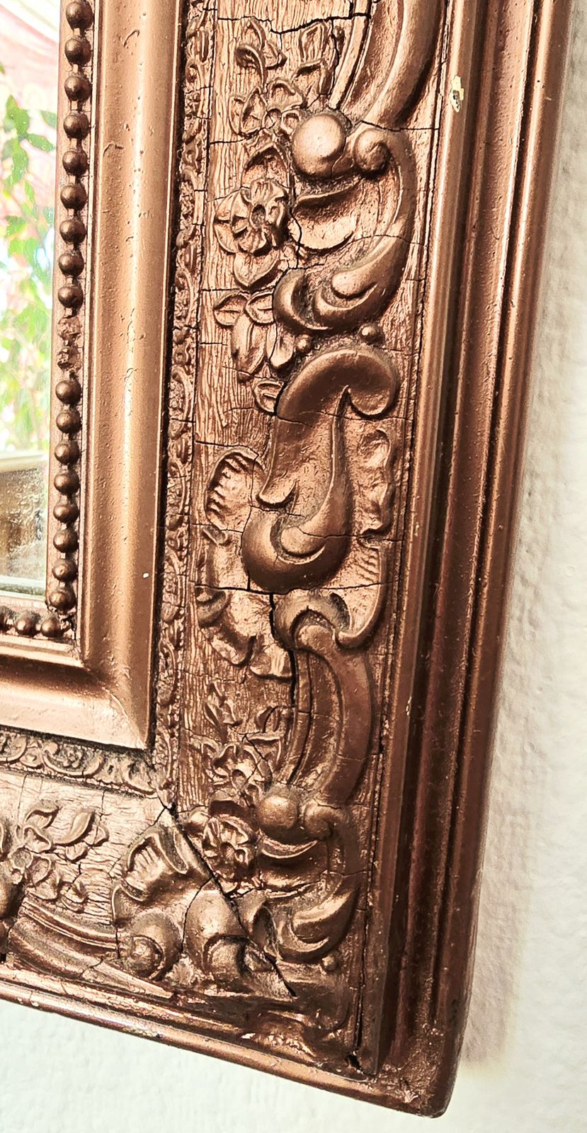 395.0 An Antique French Louis Philippe Overmantle Or Wall Mirror. photo