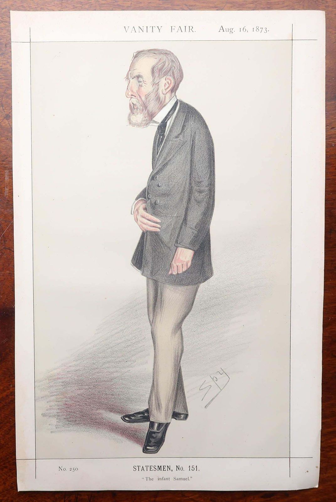 Set Of 12 Original Antique Vanity Fair " Spy " Prints Of " Statesmen ". 1873 photo for sale