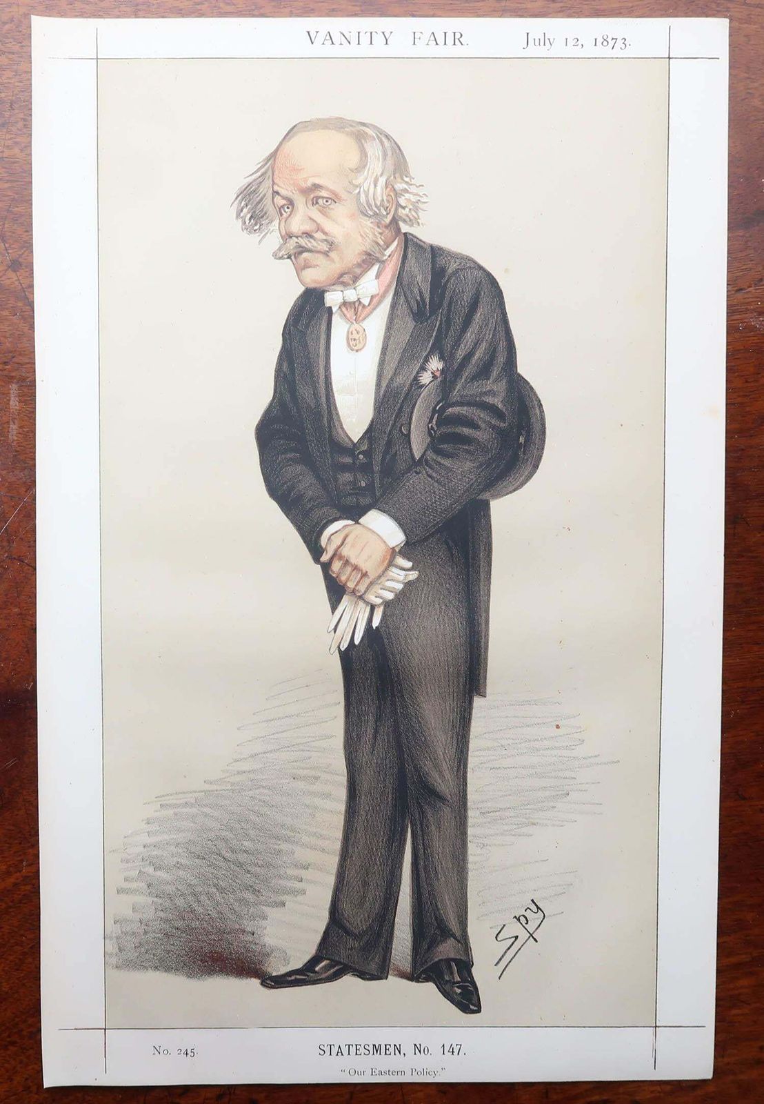Set Of 12 Original Antique Vanity Fair " Spy " Prints Of " Statesmen ". 1873 photo vinterior