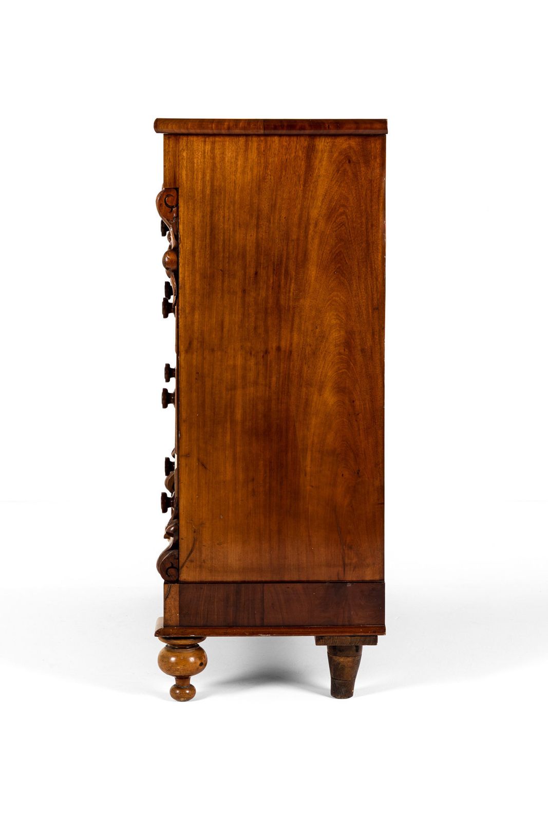 Scottish Flamed Mahogany Chest Of Drawers photo for sale