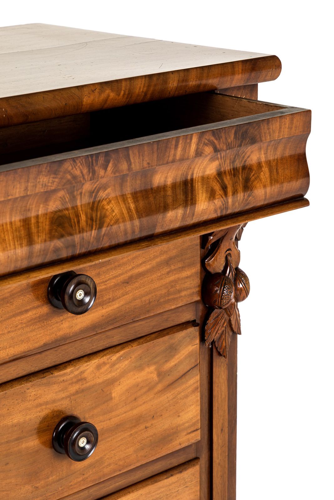 Scottish Flamed Mahogany Chest Of Drawers photo buy