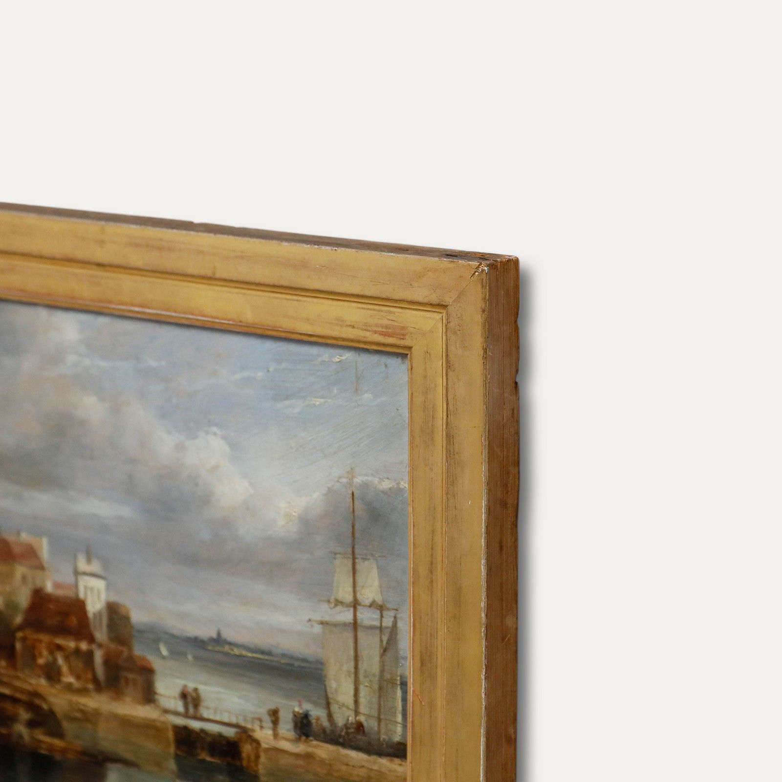 James Wilson Carmichael (1800 1868) Framed 19th Century Oil, The Docks photo buy