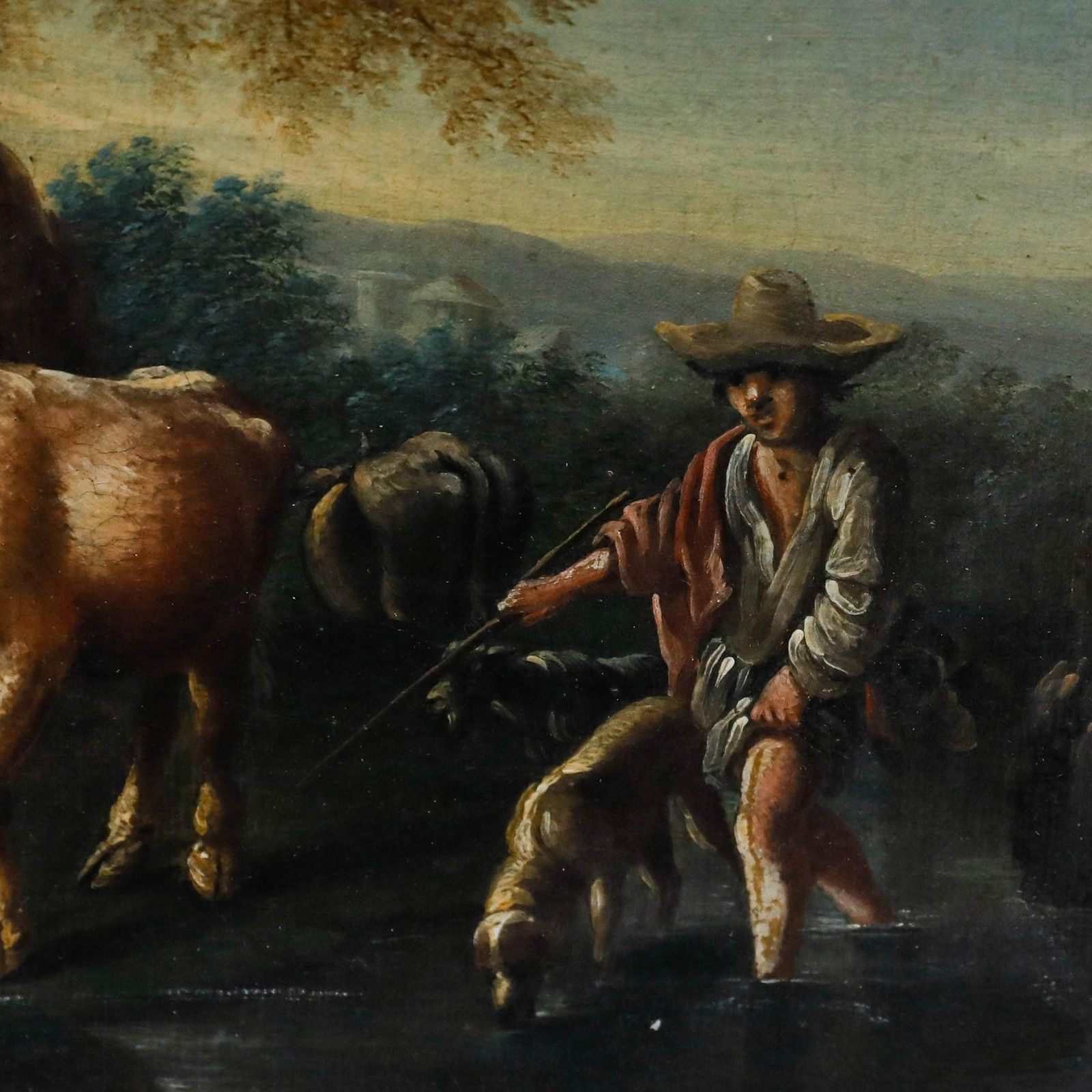 C.1700 Oil At The Watering Place photo 750.0