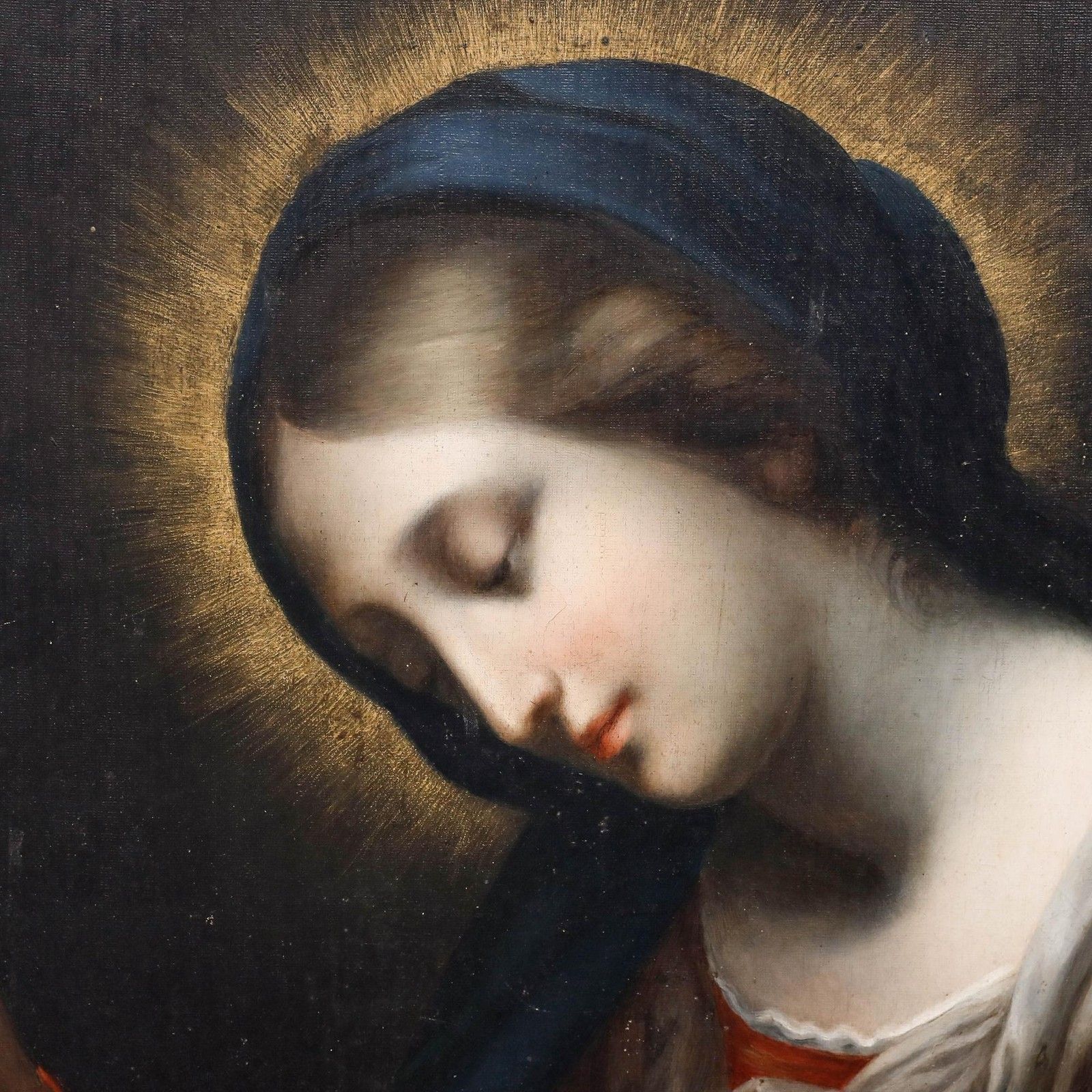 photo furniture After Carlo Dolci (1616 1686) 19th Century Oil, Madonna And Child