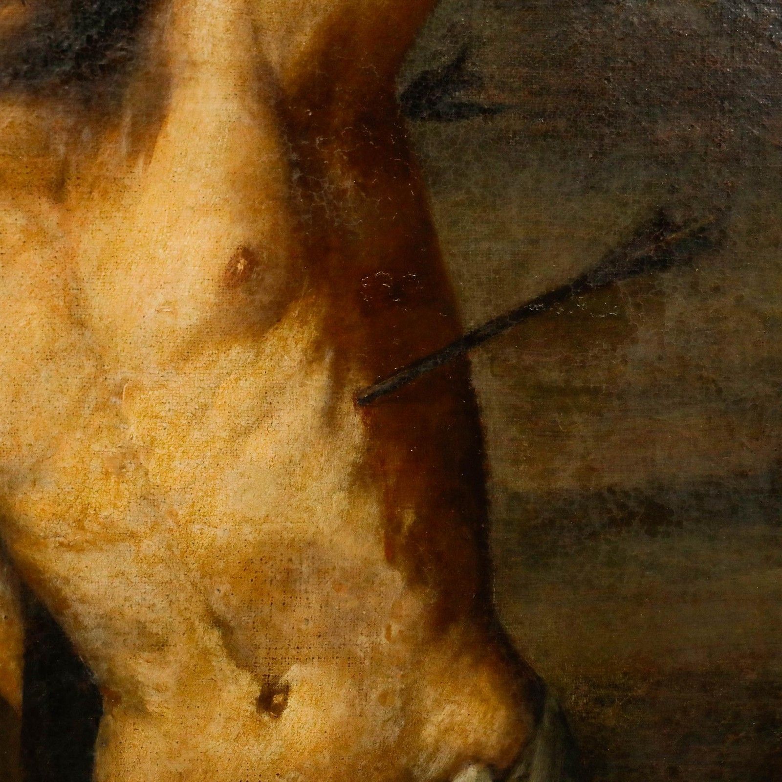 Circle Of Johann Heinrich Roos (1631 1685) 17th Century Oil, Saint Sebastian photo Art