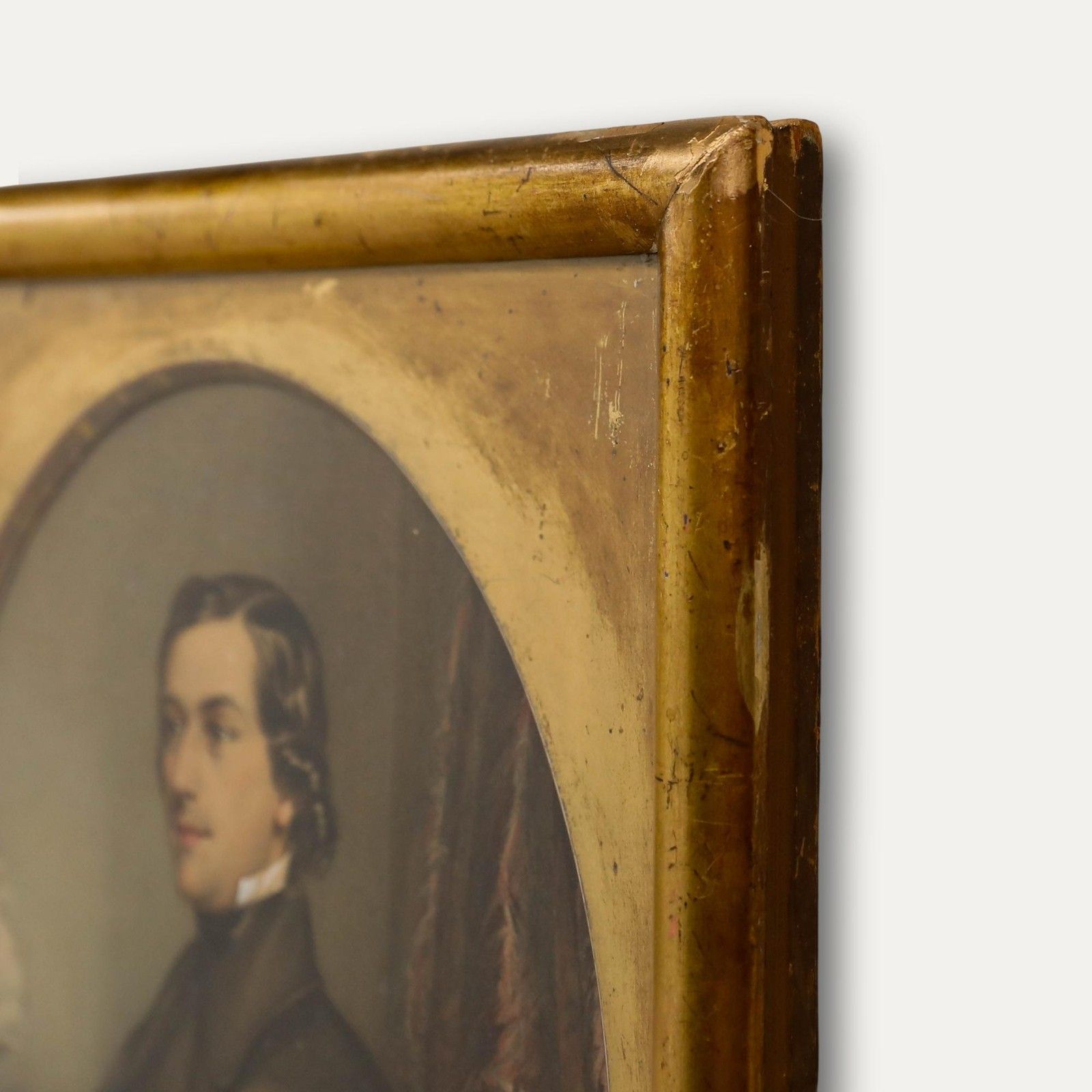 Framed 19th Century Watercolour Portrait Of A Gentleman photo 295.0