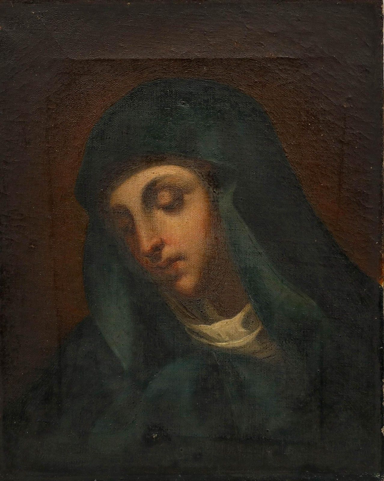 After Carlo Dolci (1616 1687) 19th Century Oil, Mater Dolorosa photo furniture