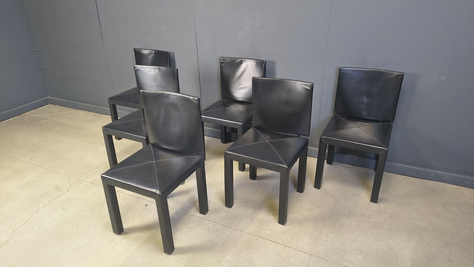 Furniture Arcadia Dining Chairs By Paolo Piva For B& B Italia Set Of 6 photo