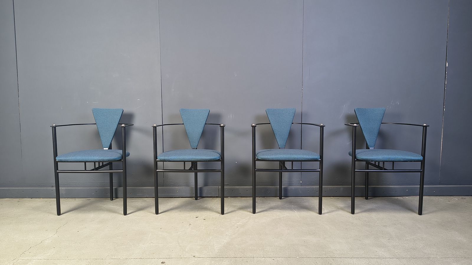Vintage Dining Chairs By Belgo Chrom, Set Of 4   1980s