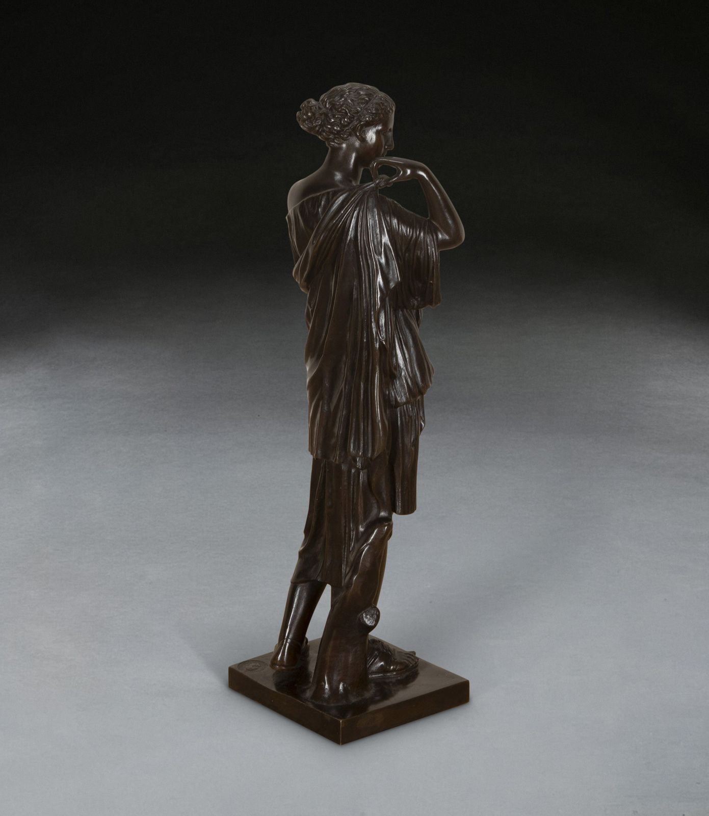19th Century Grand Tour Bronze Of Diane photo Art