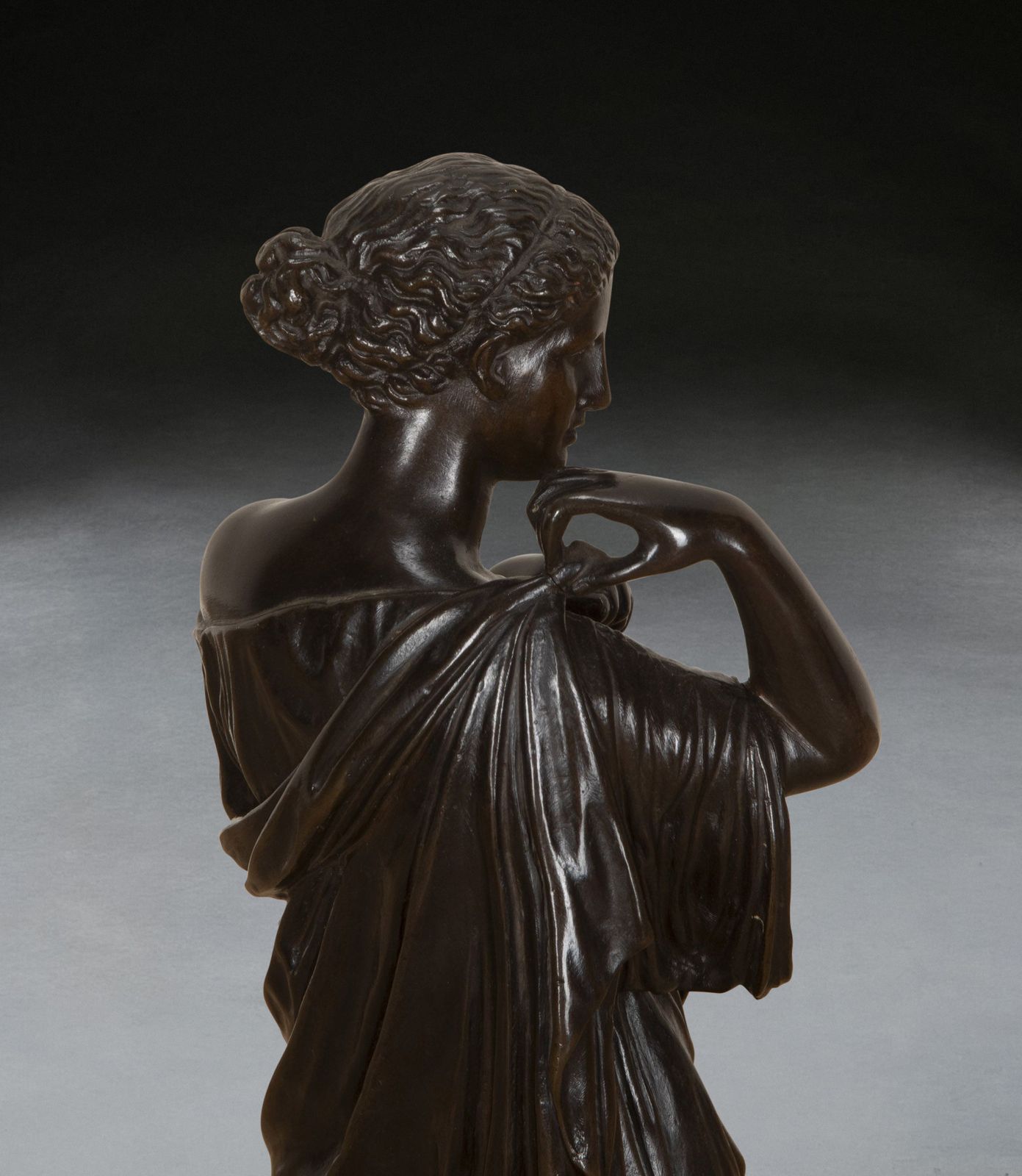 19th Century Grand Tour Bronze Of Diane photo vintage